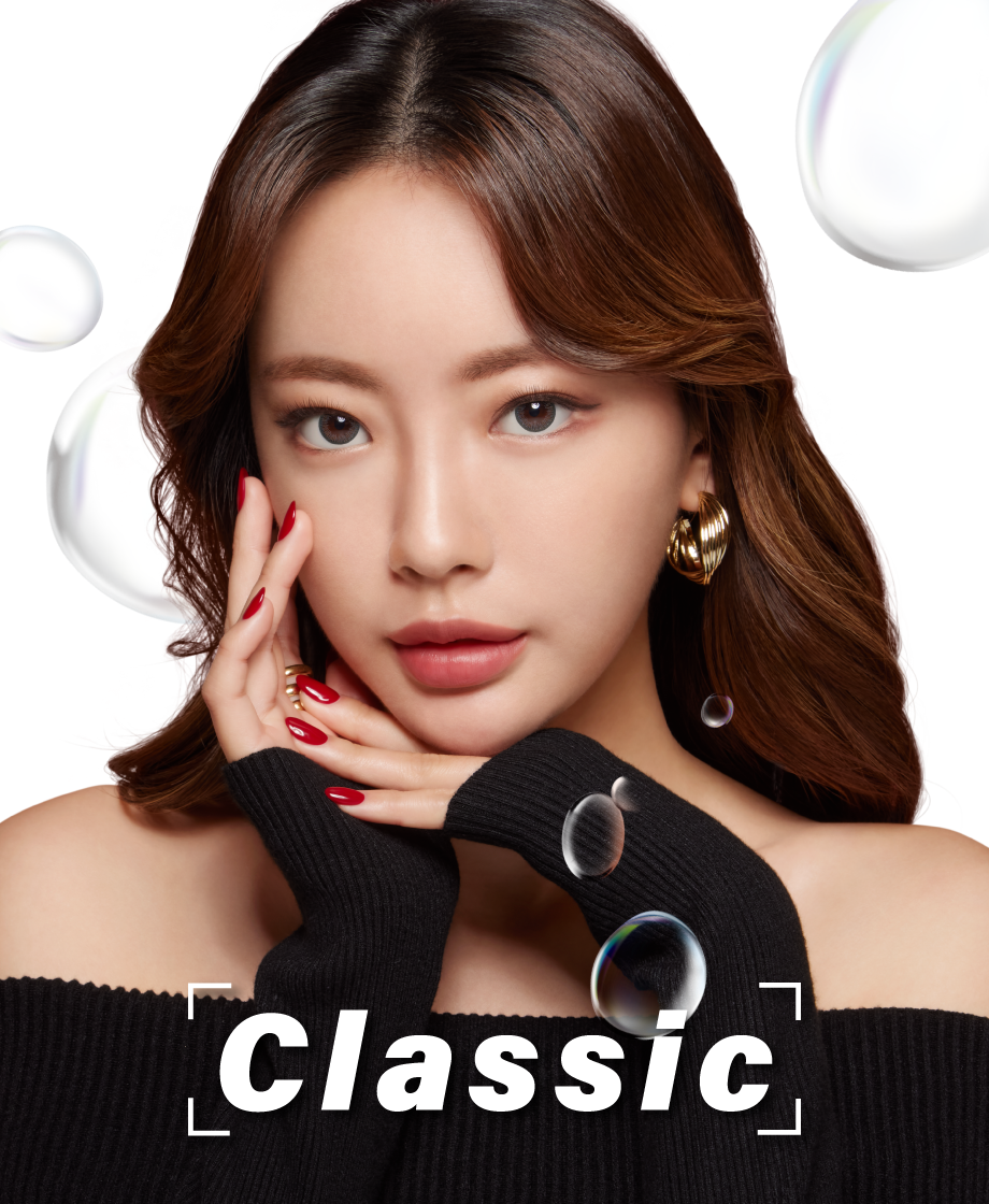 BOI KR Classic series color contact lenses - B.O.I. 韓系隱形眼鏡 Classic系列彩片形象模特
